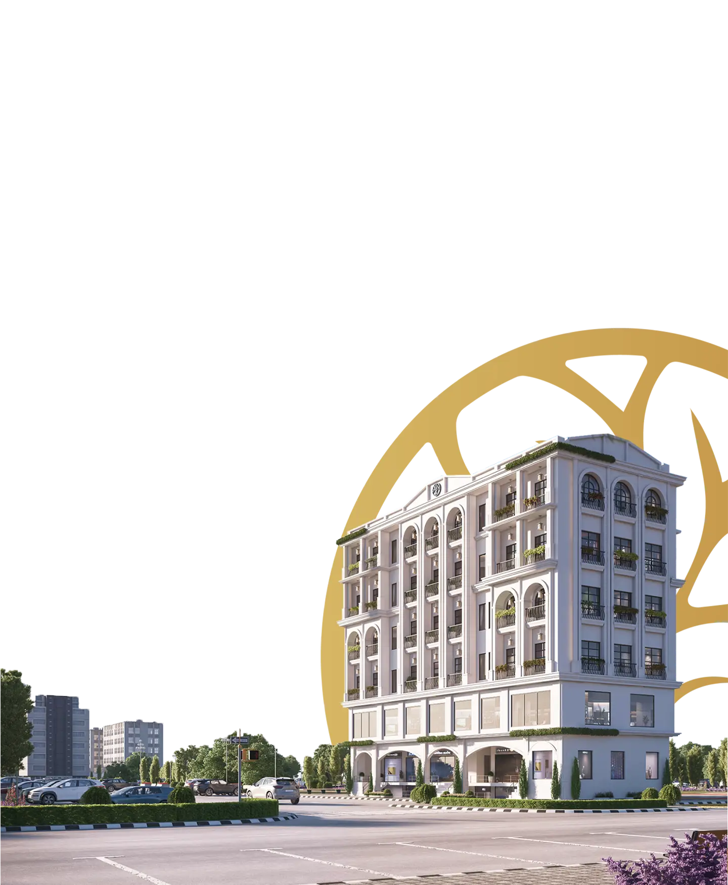 The Heritage by Bin Sadiq Group, Greek-inspired building
